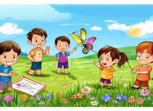 乡村儿童画 - 乡村儿童画一年级图片大全