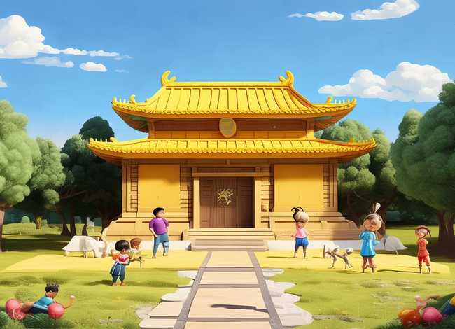 黄帝陵儿童画简介 - 儿童黄帝陵的简单画法