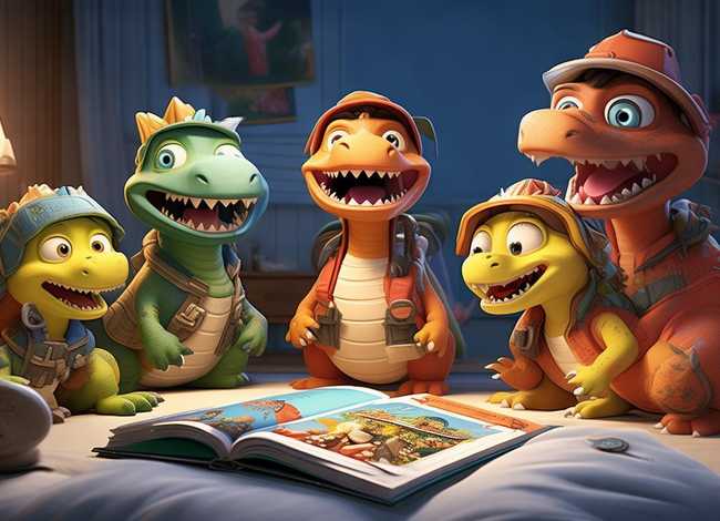 儿童有声故事恐龙救援队、恐龙救援队睡前故事