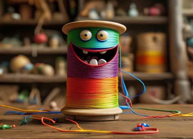 线头的笑话故事；一根线头的笑话