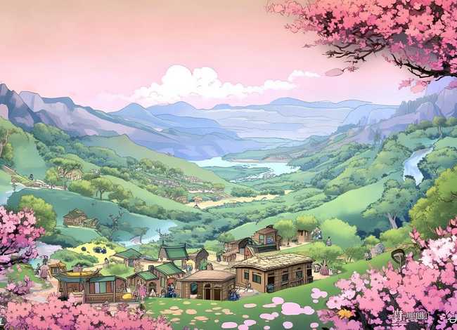 桃花源的故事绘本完整版（桃花源的故事绘本完整版图片）