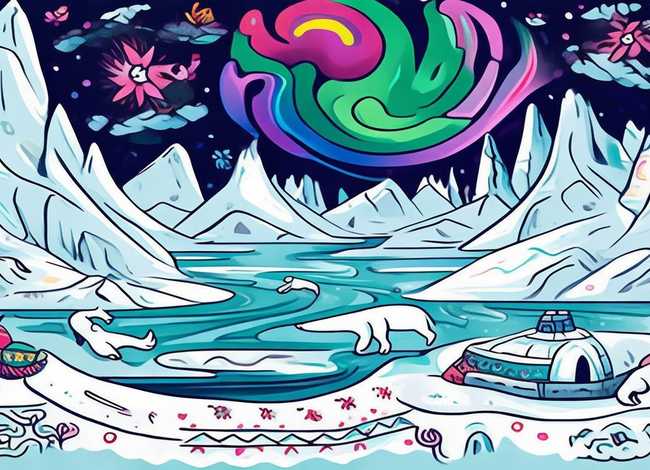 北极故事手抄报；北极故事手抄报怎么画