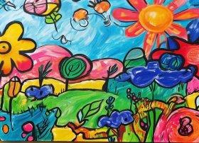 三年级儿童画、小学三年级儿童画