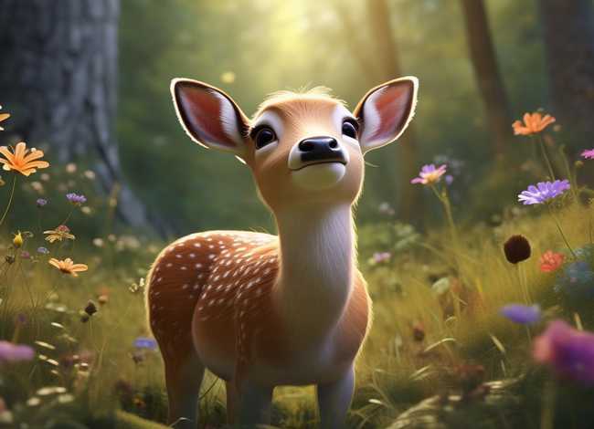 感动的小鹿儿童故事、小鹿的故事读后感