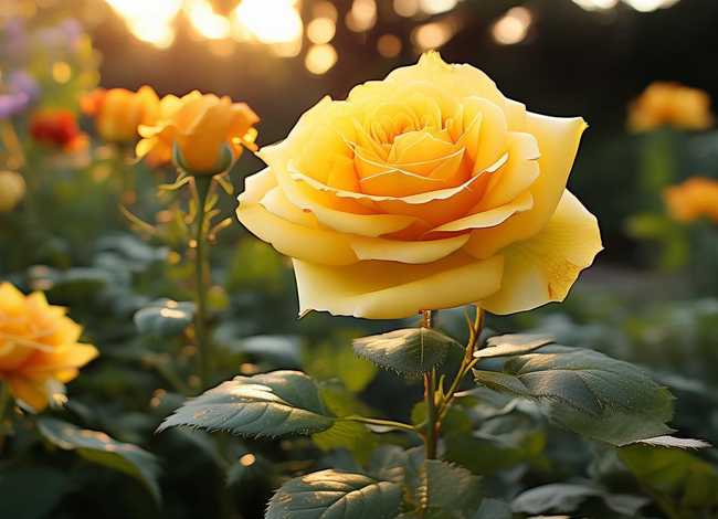 黄色月季小故事 - 黄色月季小故事大全