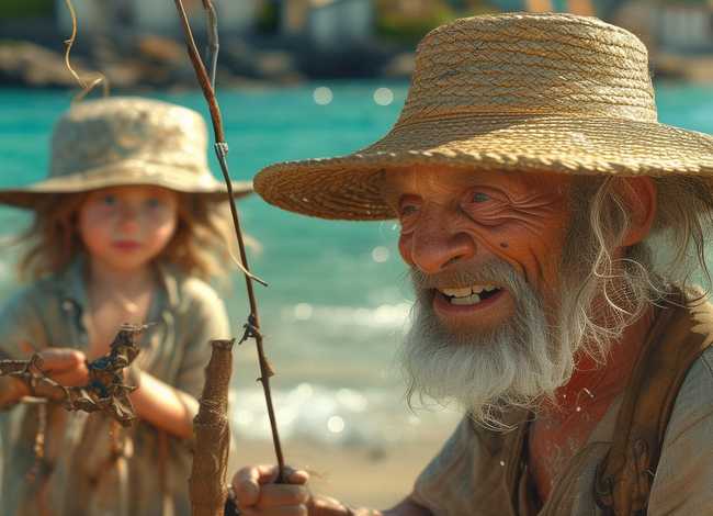 儿童故事0至3岁渔夫；幼儿故事渔夫和金鱼的故事