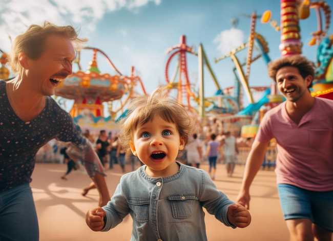 儿童故事爸妈一起去游乐场 和爸爸妈妈一起去游乐场