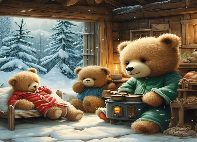 幼儿三只熊的故事（幼儿三只熊的故事视频）