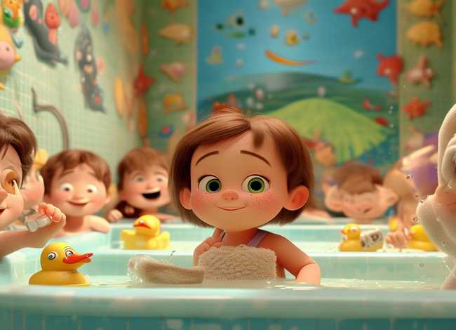 儿童故事洗澡改变幼儿散文 洗澡改编幼儿散文