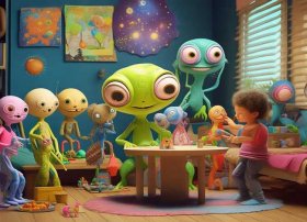 关于外星人的幼儿故事 - 关于外星人的幼儿故事有哪些