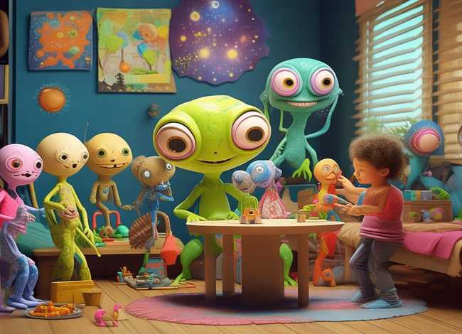关于外星人的幼儿故事 - 关于外星人的幼儿故事有哪些