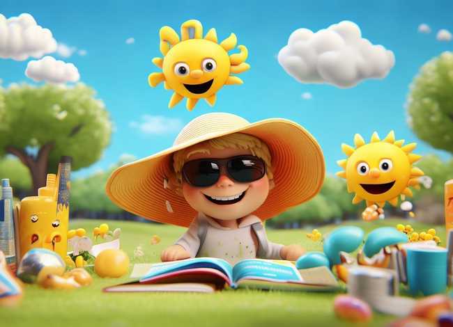 儿童防晒科普动画 儿童防晒科普动画图片