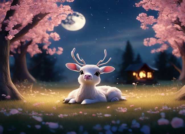 梅花鹿故事儿童睡前故事；梅花鹿的睡前故事