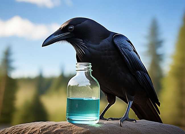 乌鸦喝水小故事、乌鸦喝水小故事英语