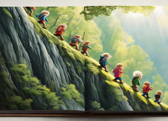 关于爬山的儿童故事 关于爬山的故事书