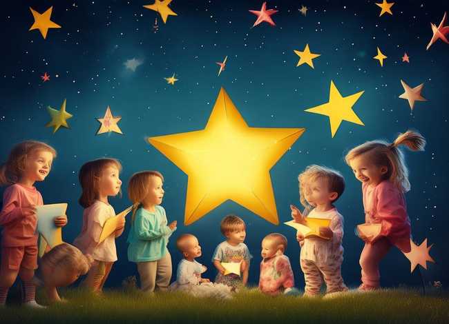 儿童自创星星故事、幼儿园星星的故事
