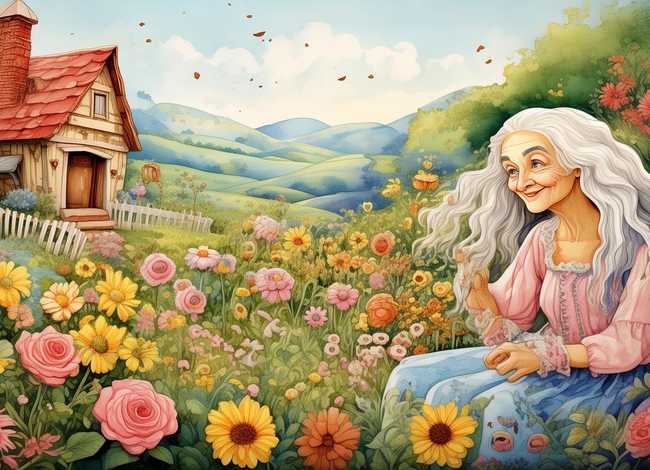 花婆婆绘本故事连环画（花婆婆绘本故事连环画图片大全）