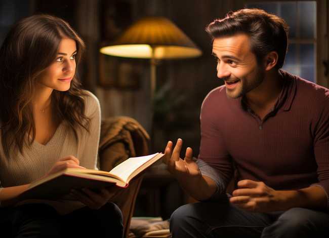 讲故事男女；讲故事男女之间的作用