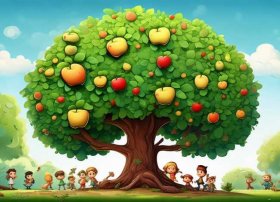 苹果树绘本故事图片、苹果树绘本故事图片高清