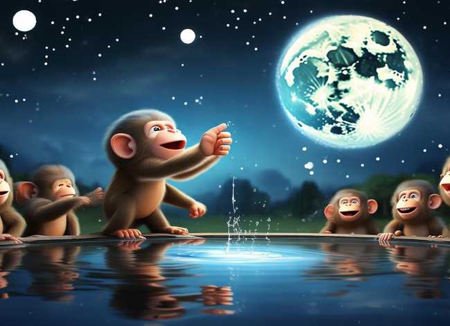 儿童故事猴子捞月亮在线免费听 猴子捞月亮故事mp3在线听