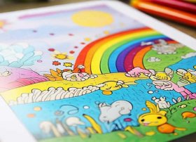 打印儿童填色画，儿童填色简笔画打印版