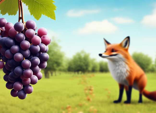 狐狸和葡萄的故事告诉我们什么 狐狸和葡萄的故事告诉我们什么道理