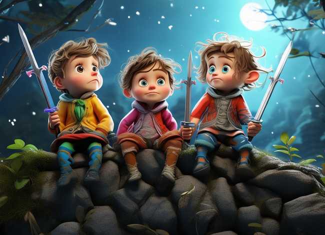 三个强盗3到5岁儿童睡前故事；三个强盗的故事绘本读后感