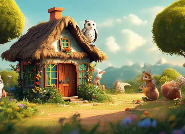 动物房子故事书；动物的房子故事