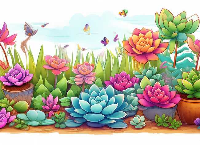 儿童绘本多肉、儿童绘本多肉怎么画