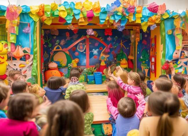 幼儿园故事剧场 - 幼儿园故事剧场手工制作图片