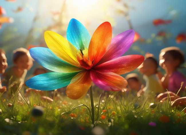 儿童故事七色花的故事 七色花简单的故事