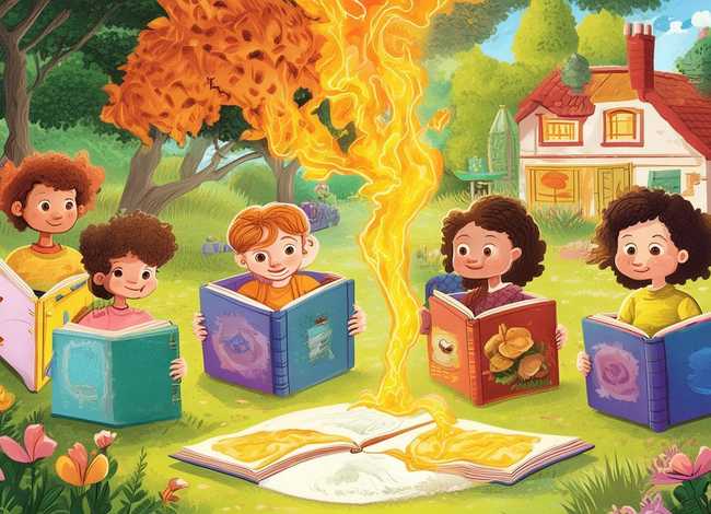 儿童英文小故事手绘；少儿英文小故事