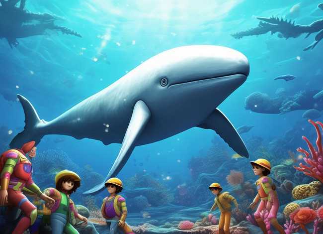 儿童故事书海底小纵队白鲸（海底小纵队动画片故事书）