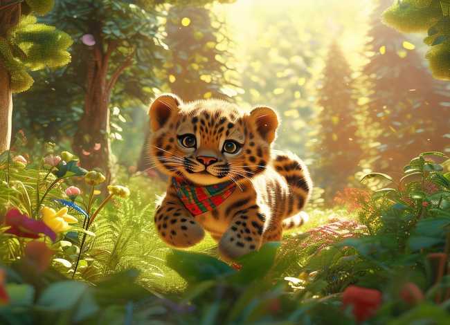 豹的儿童故事 播放豹子的故事 豹的儿童故事 播放豹子的故事