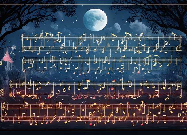 歌中的故事；歌中的故事动态谱伴奏