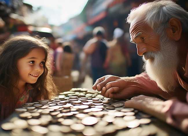 关于金钱的故事100字；关于金钱的故事100字作文