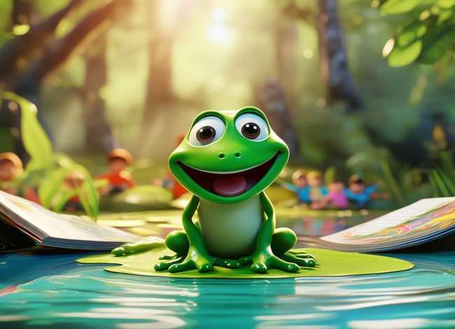 小青蛙儿童故事图文版，小青蛙故事儿童版