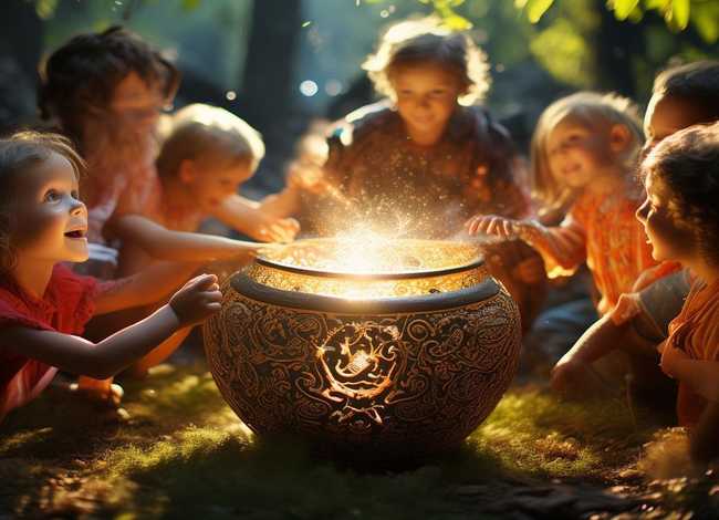 儿童聚宝盆传说故事 - 聚宝盆的传说故事
