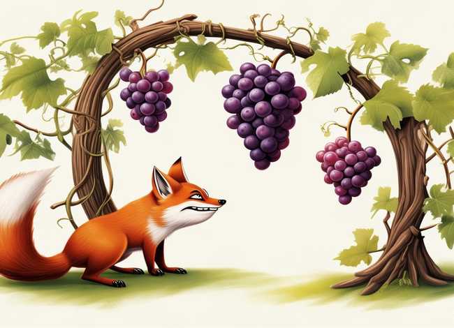 狐狸和葡萄的寓言故事；狐狸和葡萄的寓言故事是什么意思