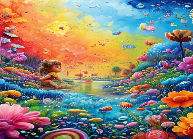 儿童色彩绘本故事、色彩的绘本故事