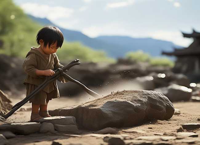 儿童铁杵磨成针的故事 铁杵磨成针的故事表演视频