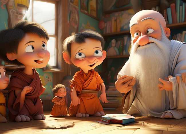 听儿童故事三个和尚、少儿故事大全免费听故事三个和尚