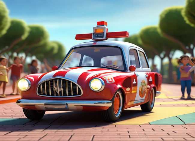 儿童故事3-6岁警车（幼儿警车故事）