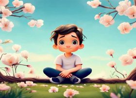 儿童关于忍的视频；关于忍耐的儿童画