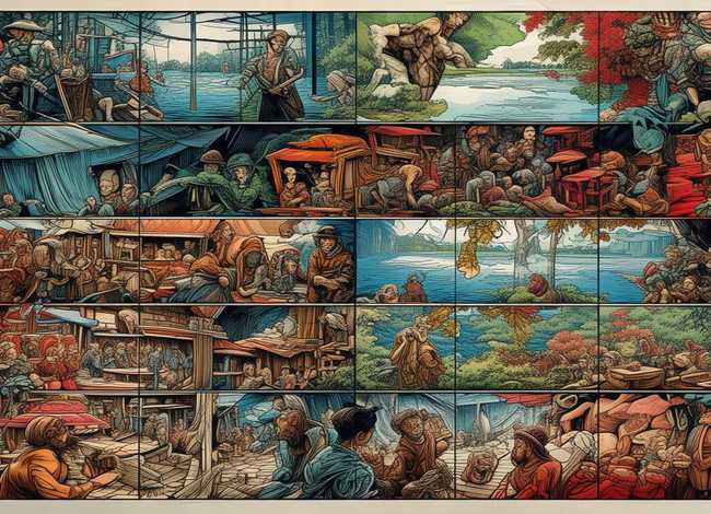 8幅连环画故事绘本（8幅连环画故事绘本内容）