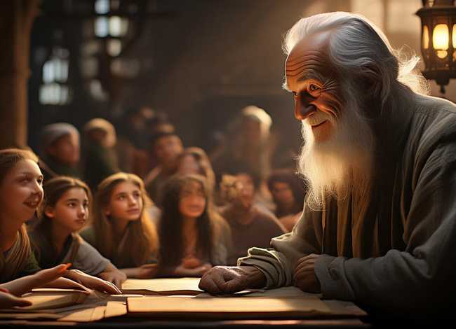 尊师重道的故事50，尊师重道的故事50字