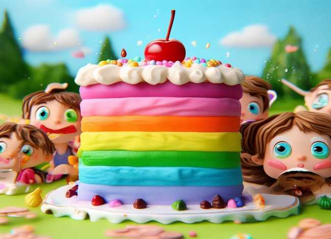 儿童故事彩虹蛋糕的味道 彩虹蛋糕幼儿故事