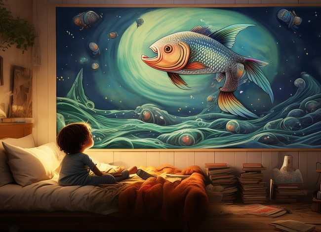儿童睡觉前故事大全渔夫与比目鱼（睡前故事在线听渔夫和金鱼的故事）