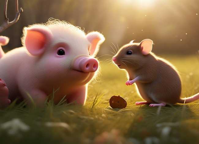 小猪与老鼠，小猪与老鼠的友情故事