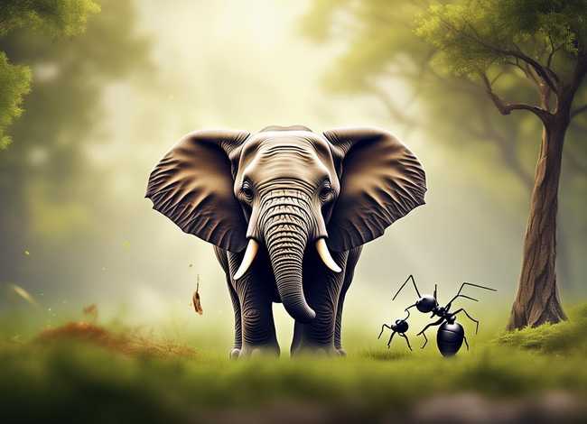 蚂蚁和大象的故事、蚂蚁和大象的故事告诉我们什么道理 蚂蚁和大象的故事、蚂蚁和大象的故事告诉我们什么道理